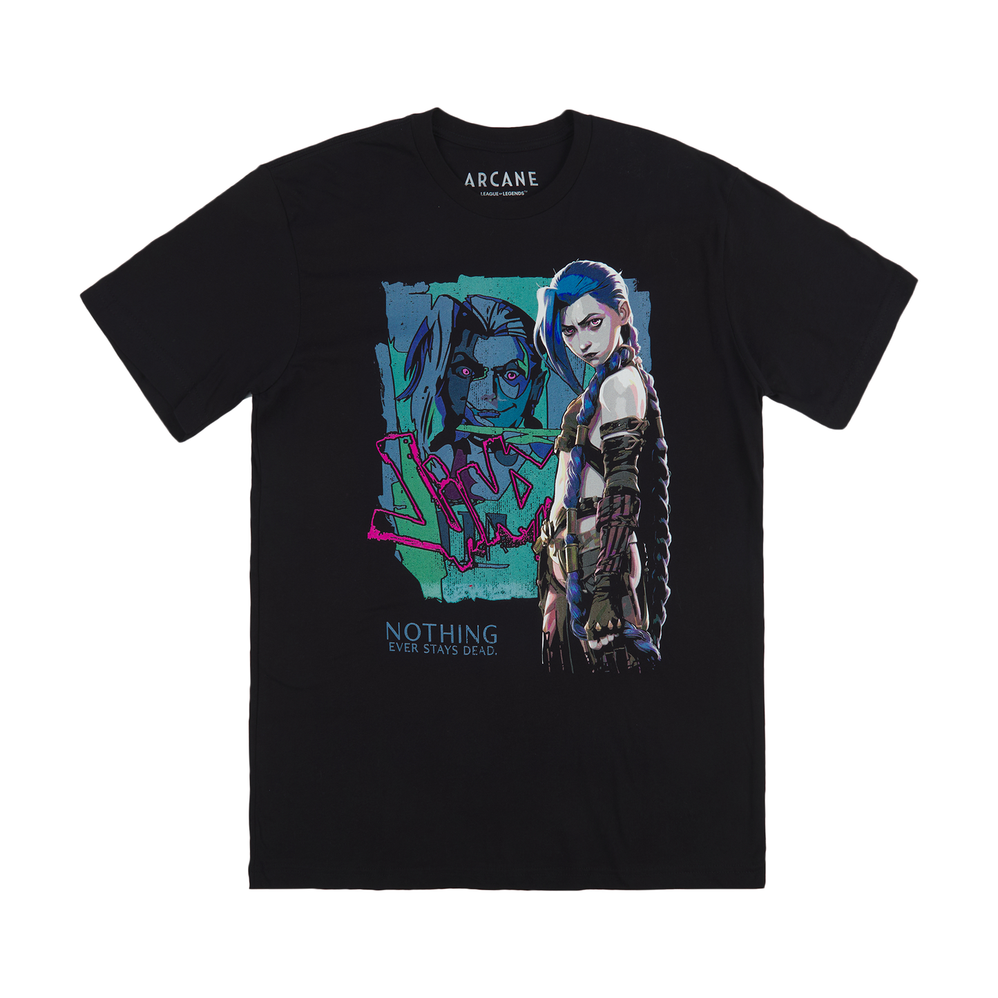 T-shirt Arcane JINX ,nothing ever dead