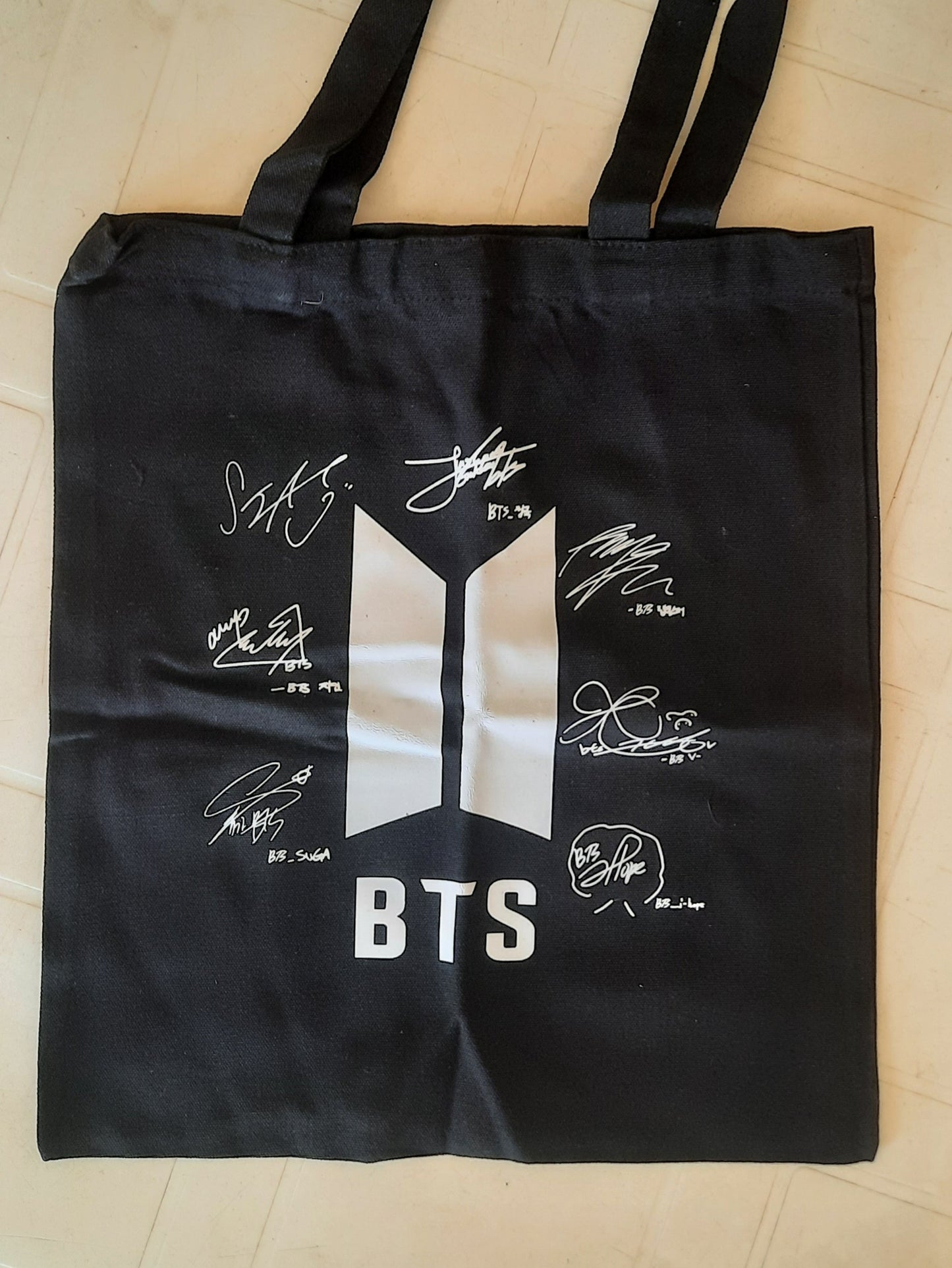 Tote Bags BTS Logo & signature