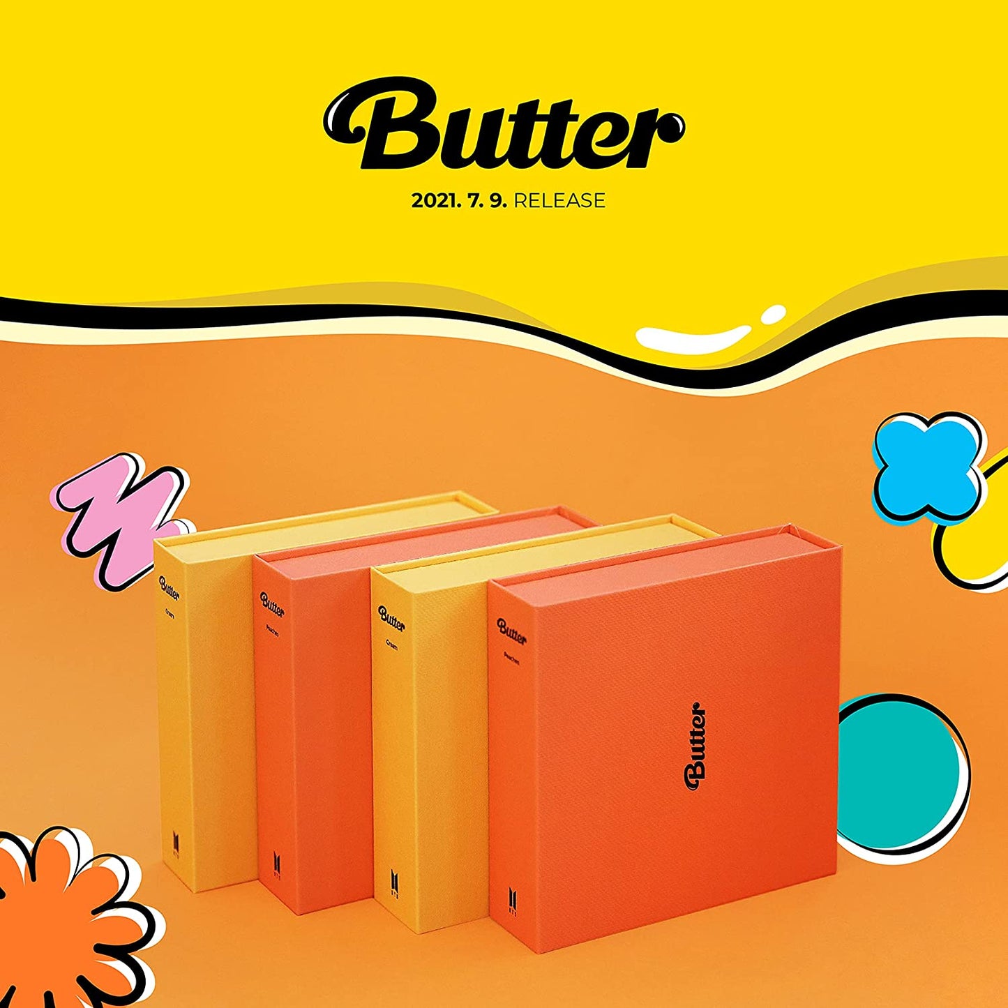 BTS BUTTER ALBUM ,butter vers. (orange)