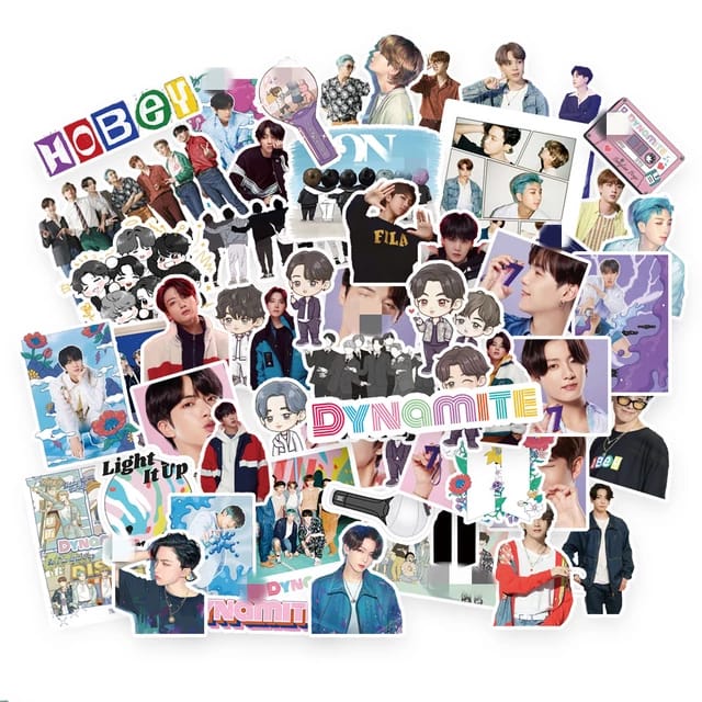 lot de 15 stickers BTS