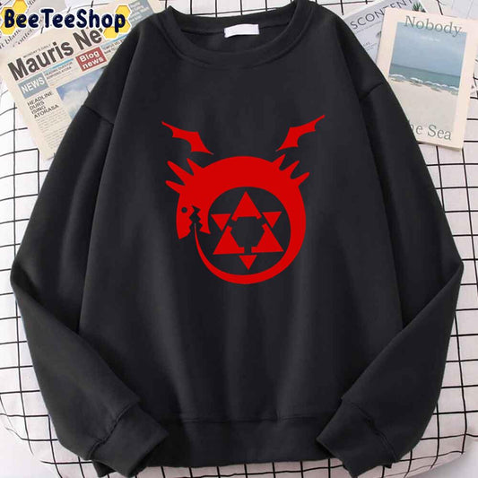 Sweat-shirt red fullmetal alchemist